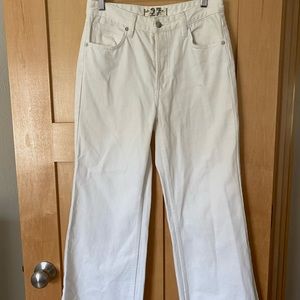 Free People White Jeans